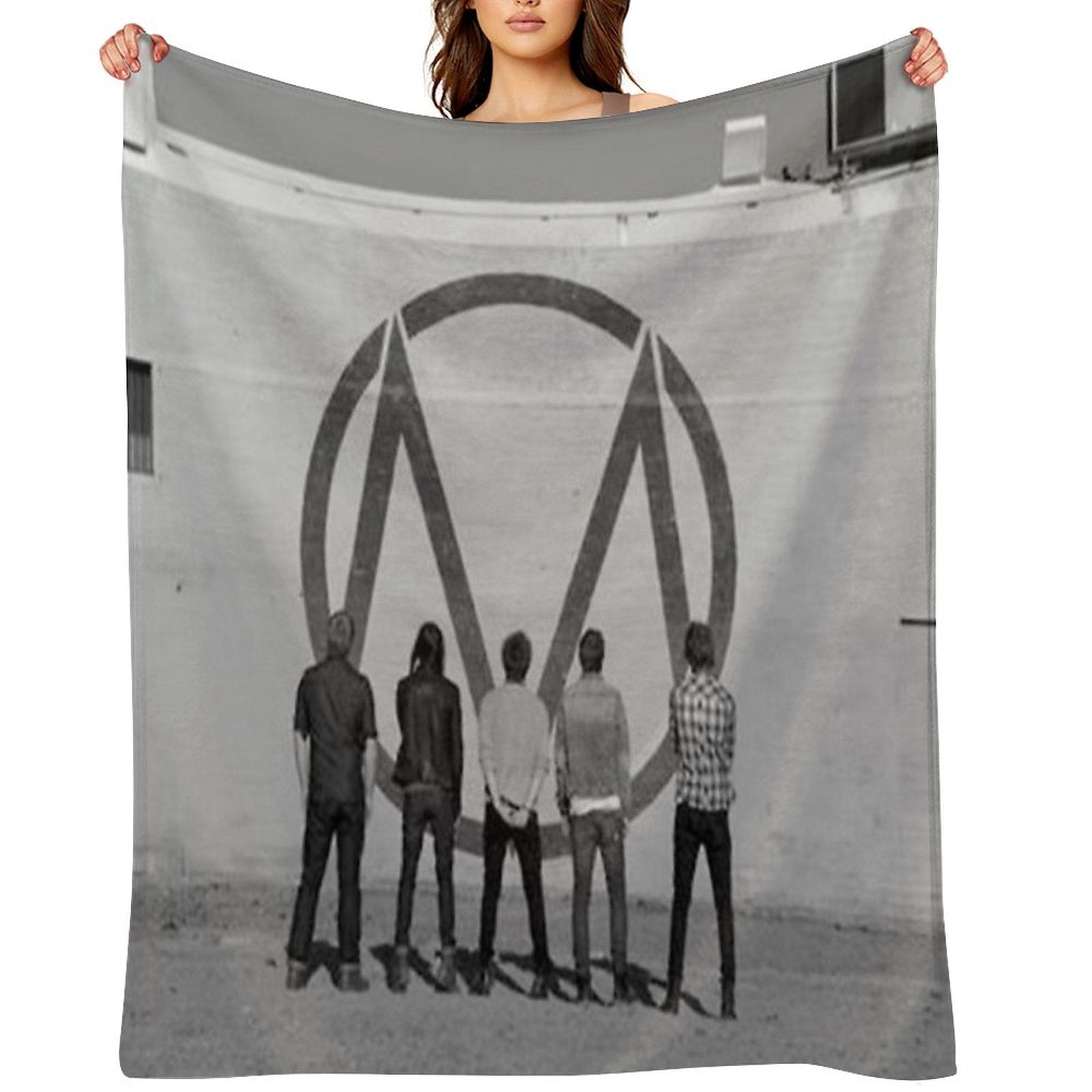 The Maine Looking Up Travel-friendly Throw Blanket