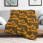 Bulldozer All-season Throw Blanket