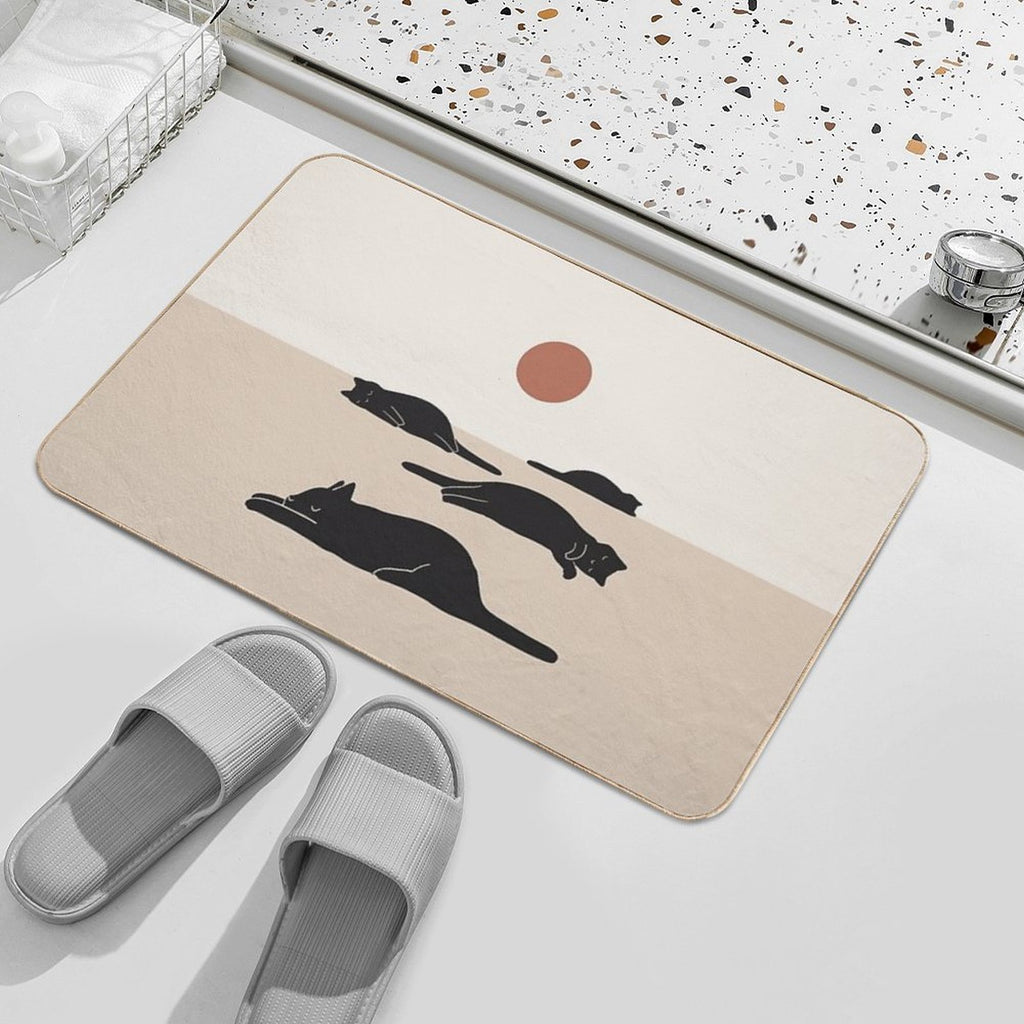 Cat Landscape 69  Rapid-Drying Bath Mat
