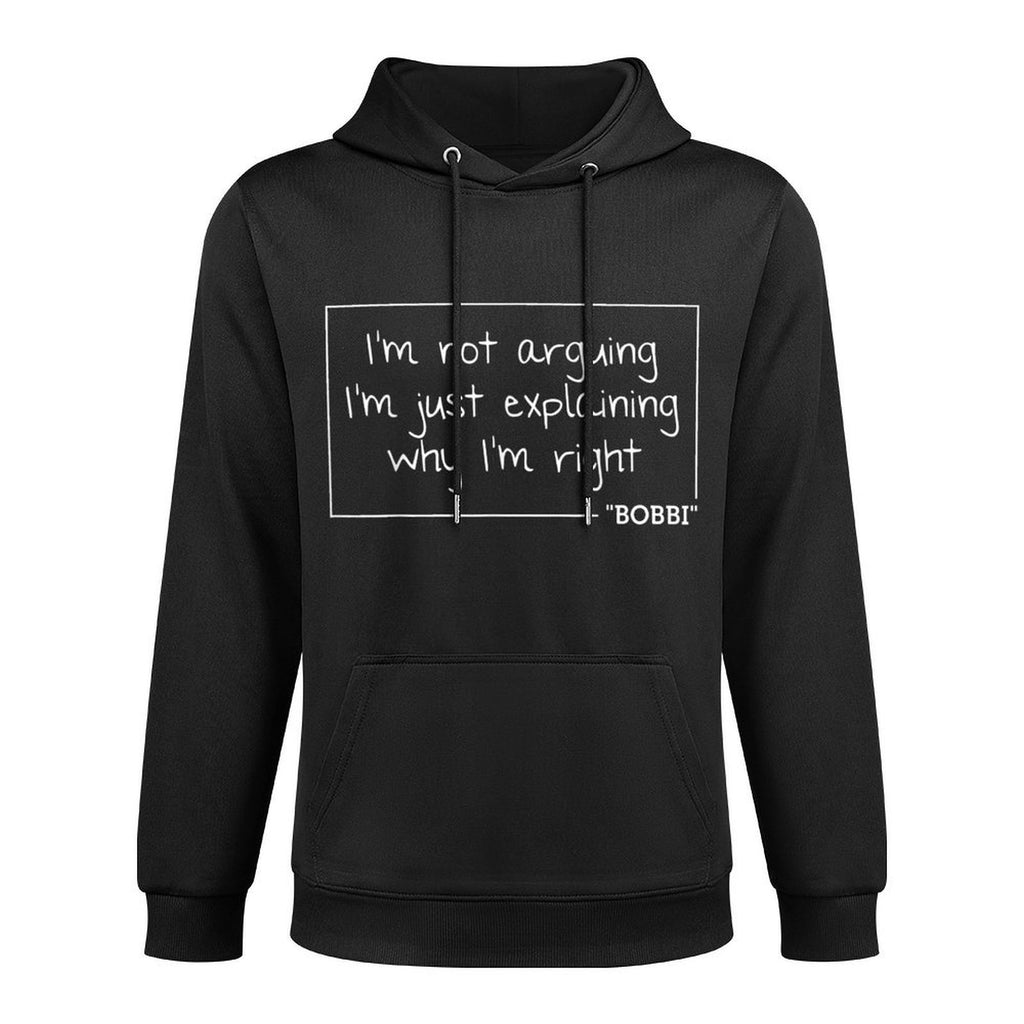 BOBBI Quote Personalized Name Funny Birthday Gift Idea Unisex Design Hoodie