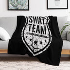 Swat Team Shield Versatility Throw Blanket