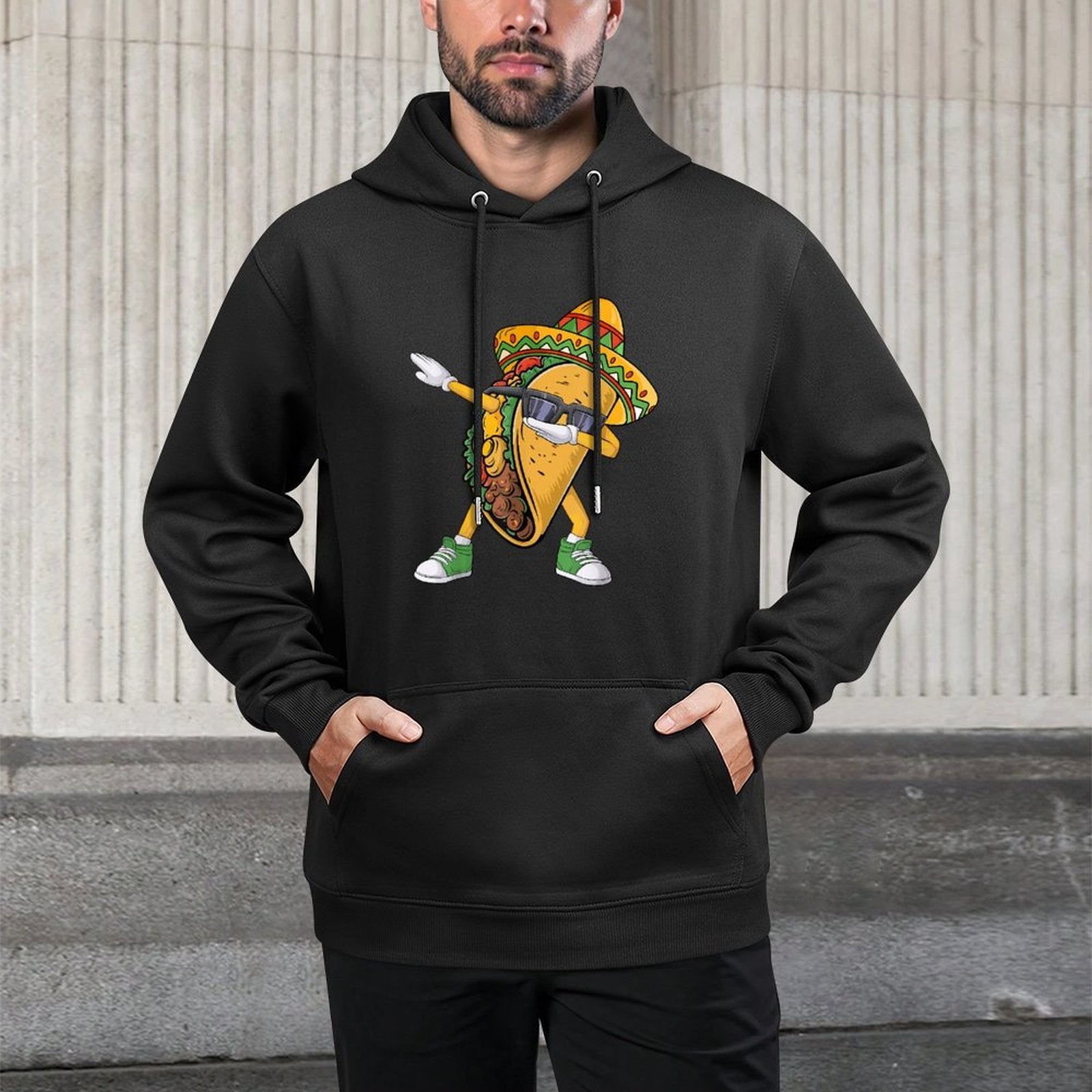 Dabbing Taco Cinco De Mayo Funny Mexican Food Dab Boys Kids Unisex Design Hoodie