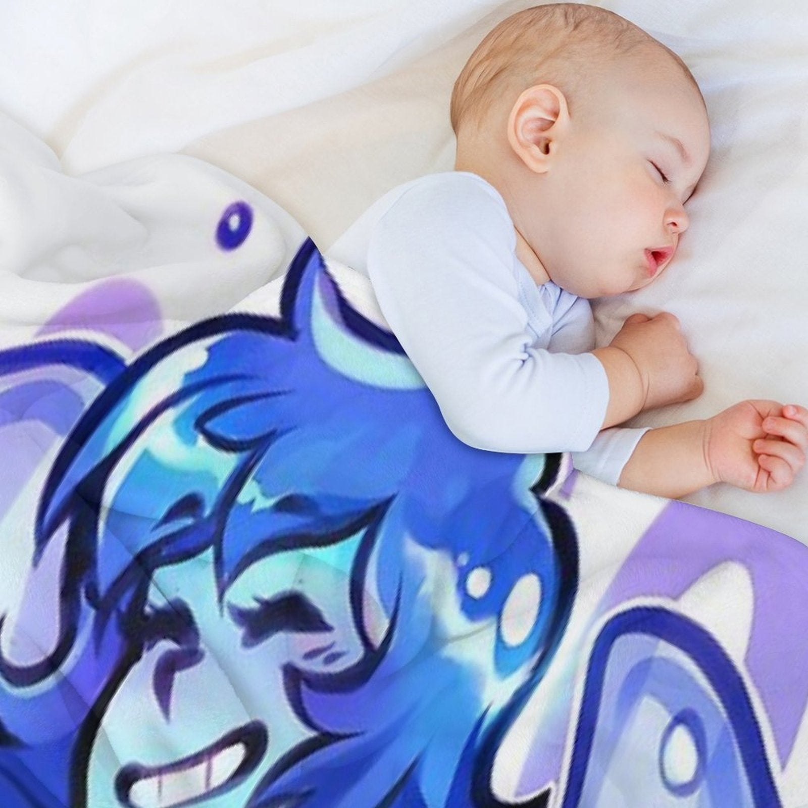 Lapis Lazuli Eco-conscious Throw Blanket