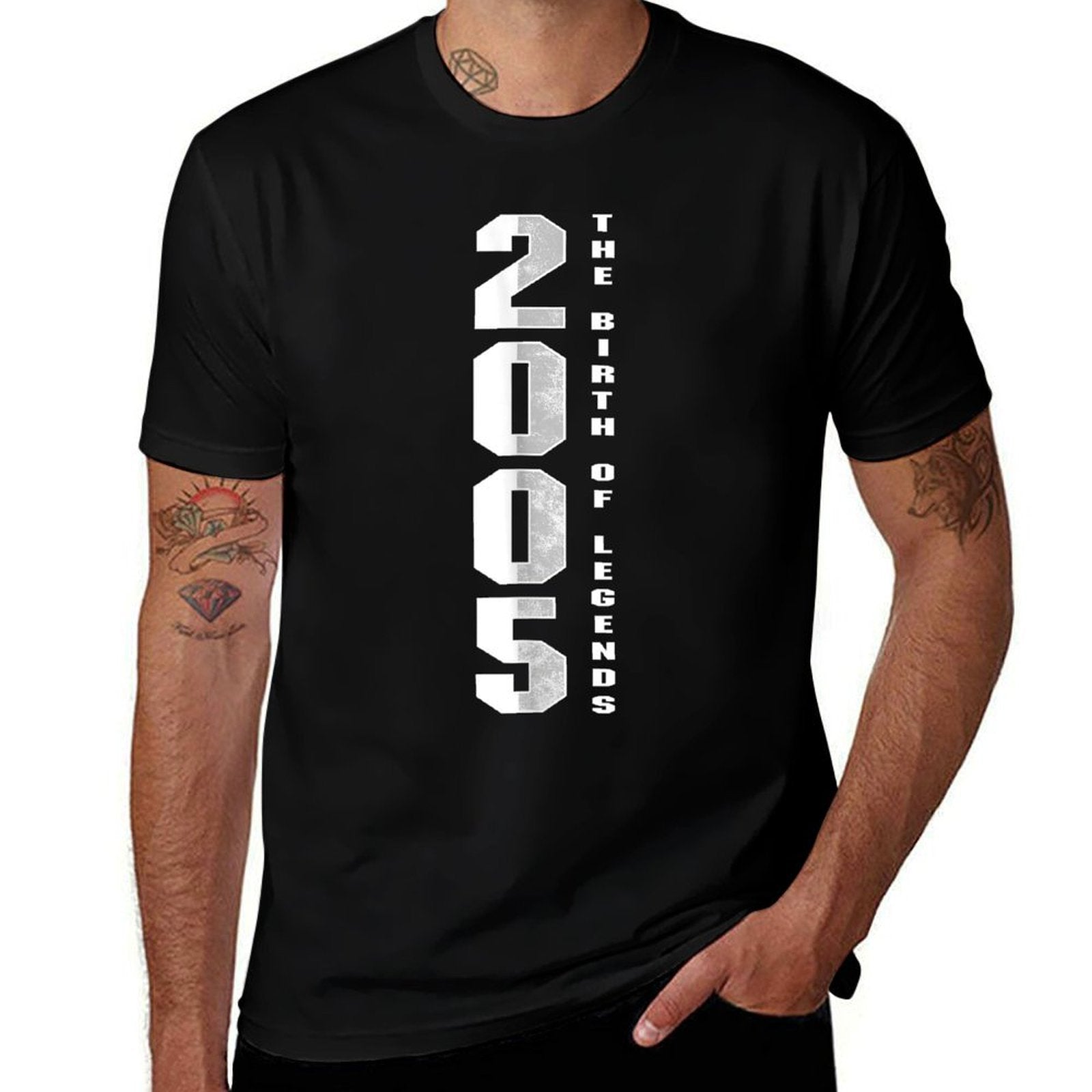 Born In 2005 The Birth Of Legends Anniversary Birthday Gift  Affordable Price T-Shirt