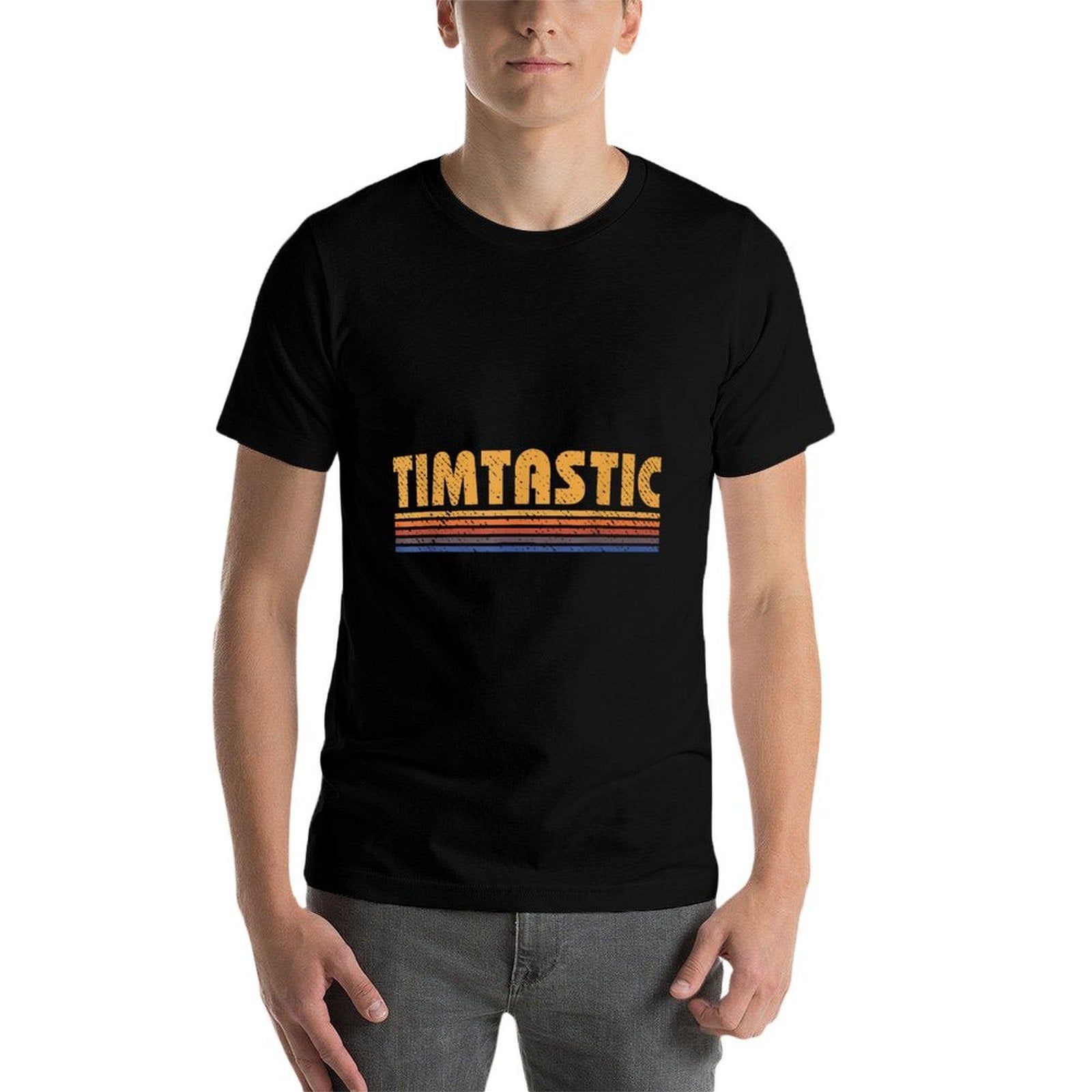 Timtastic Funny Retro First Name Tim  Wrinkle-resistant T-Shirt