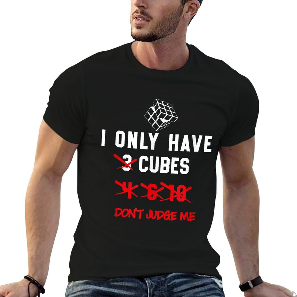 I Only Want Puzzle Cube Funny Speed Cubing Youth Math  Relaxed-fit T-Shirt