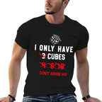 I Only Want Puzzle Cube Funny Speed Cubing Youth Math  Relaxed-fit T-Shirt
