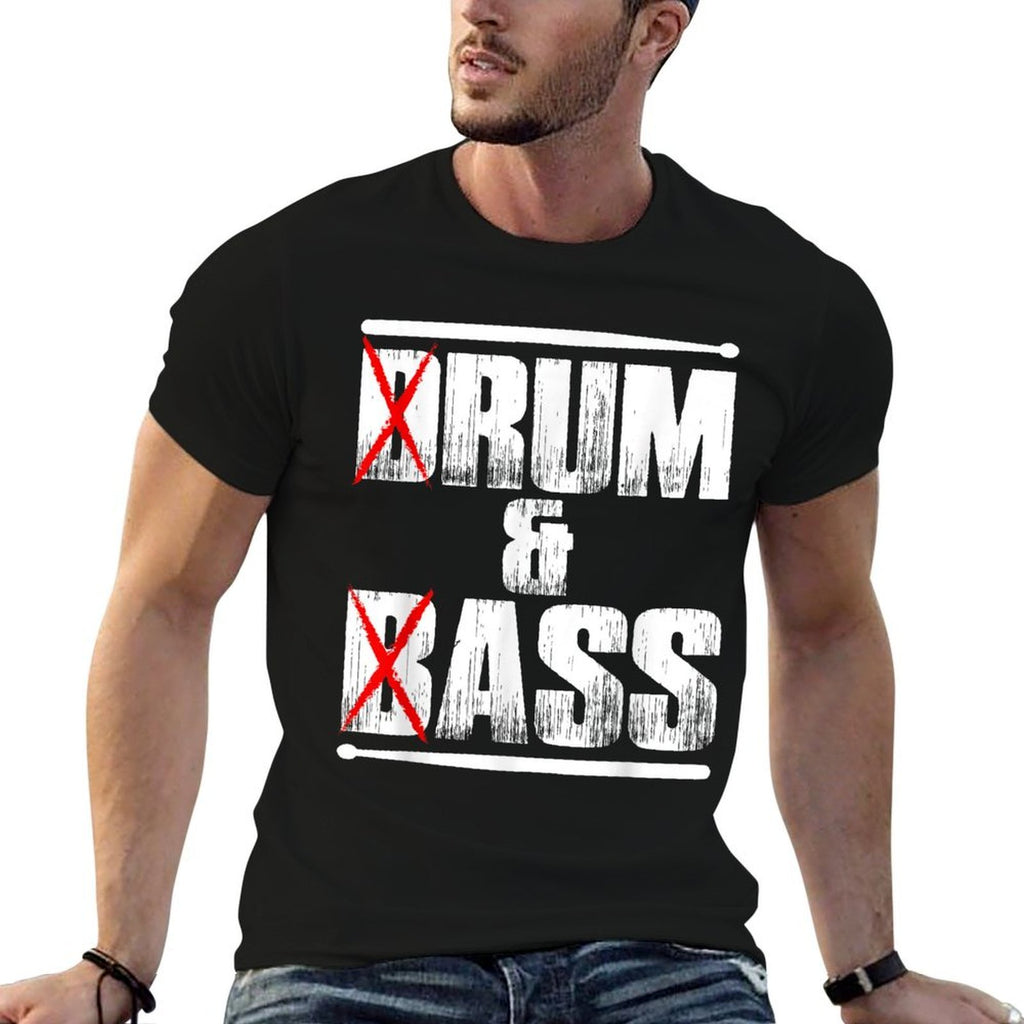 Funny Drum  Bass Drummer Rum  Ass Drumming Lover Drumstick  Tagless Design T-Shirt