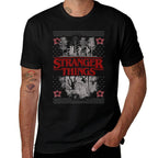 Netflix Stranger Things Ugly Christmas Sweater Style  Moisture-wicking T-Shirt