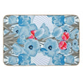 Tulip Blossom Abstract Art Print  Dirt-Trapping Bath Mat