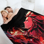 Axel Graffiti Machine-washable Throw Blanket