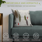 Hanging Orbs Soft Easy Maintenance Throw Pillow