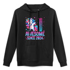 Awesome Since 2024 Unicorn 1st Birthday 1 Years Old Girl Adjustable Hood Hoodie