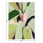 To Plant A Garden Is to Believe in Tomorrow #painting #illustration Sustainable Throw Blanket