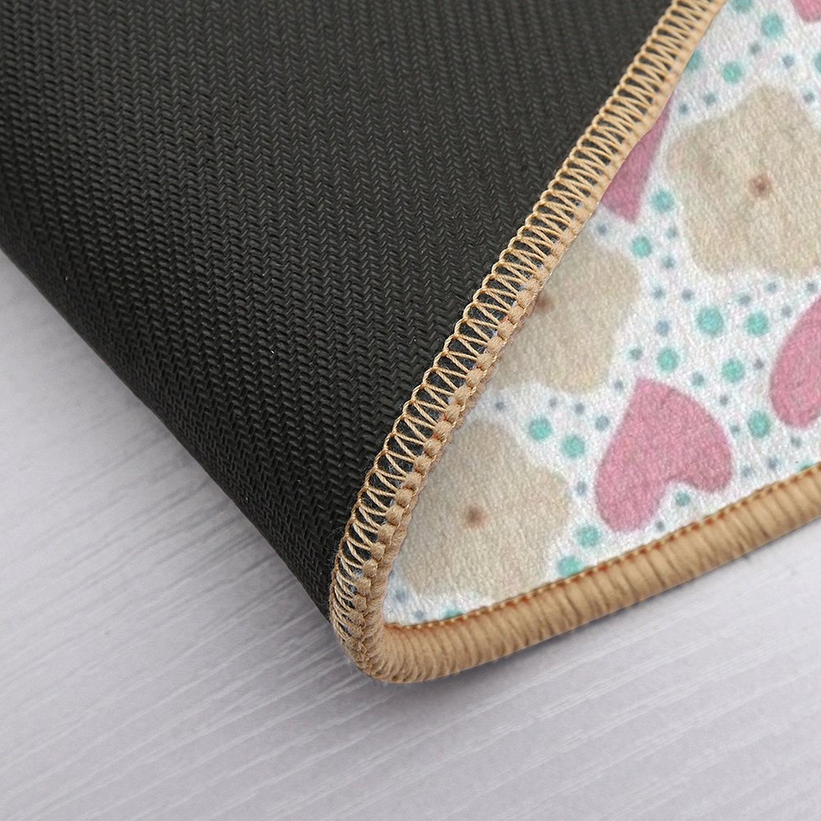 Moon Flower - White Durable Bath Mat