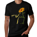 Cat Sunflower Gifts For Cat Lovers, Cat Mom, Cat Lady, Women  Polyester Blend T-Shirt