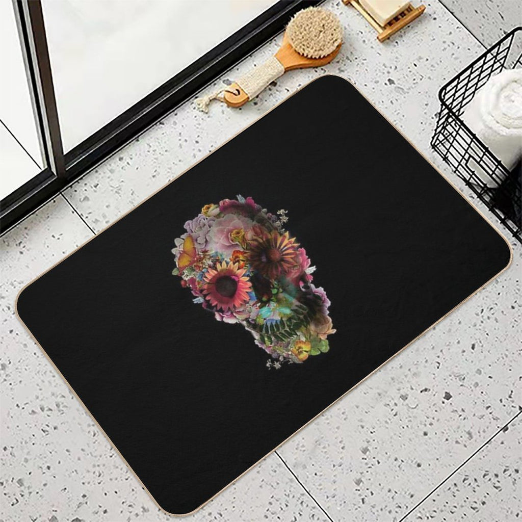 Skull 2  Dirt-Trapping Bath Mat