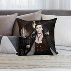 Vampire Jerma Alt. Soft Hidden Zipper Throw Pillow