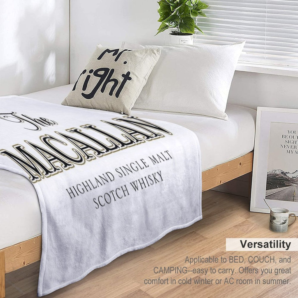 The Scotch Whisky Plush Throw Blanket
