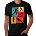 Funny Runner Running Marathon Track And Field Lovers Outfit  Rolled Sleeves T-Shirt