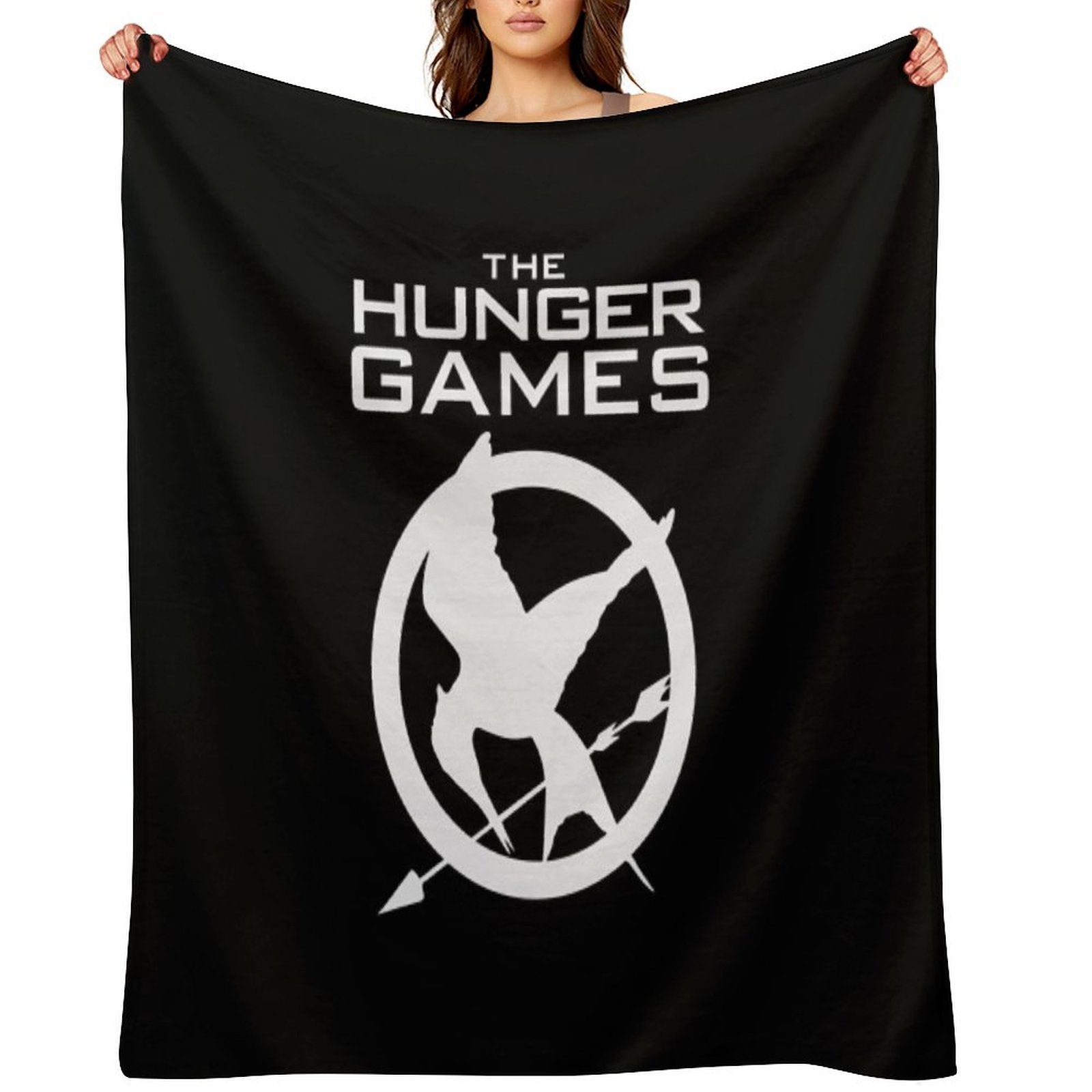 Hunger Games Merch Hunger Games Logo Lightweight Throw Blanket