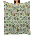 Sloths Easy Care Throw Blanket