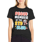 Inappropriate Proud Member Of Club Humor Joke Men Women  Oversized Silhouette T-Shirt
