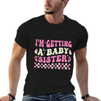 Pregnancy Announcement Toddler Im Getting A Baby Sister  Summer-ready Fabric T-Shirt