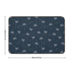 Floral Pattern of Dandelions  Odorless Bath Mat