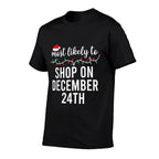 Most Likely To Christmas Matching Family Pajamas Funny  Soft T-Shirt