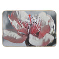 7 Reasons to Love This Vibrant Pink Cherry Blossom with Red Center & Green Leaves  Dirt-Trapping Bath Mat