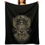 5FDP - Iron Skull Sustainable Throw Blanket