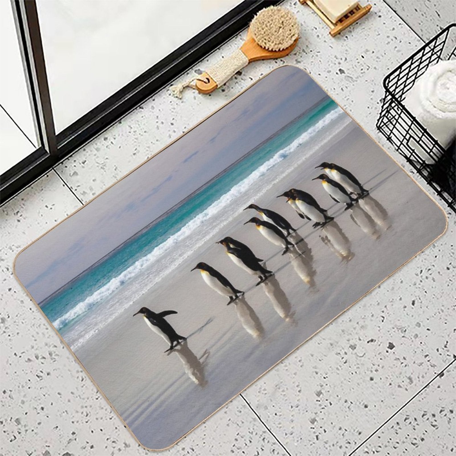 Everyone, Follow Me!..  Versatile Bath Mat