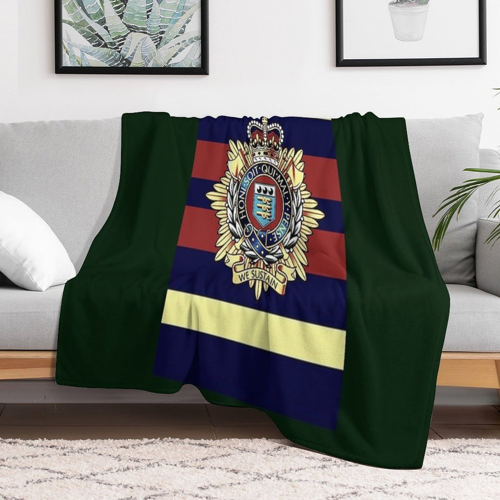Royal Logistics Corps RLC CAP BADGE Multi-functional Throw Blanket