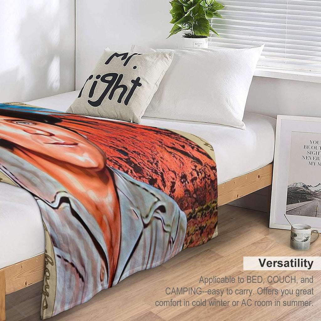 Clint Walker,Cheyenne Bodie 1960's TV Eco-conscious Throw Blanket