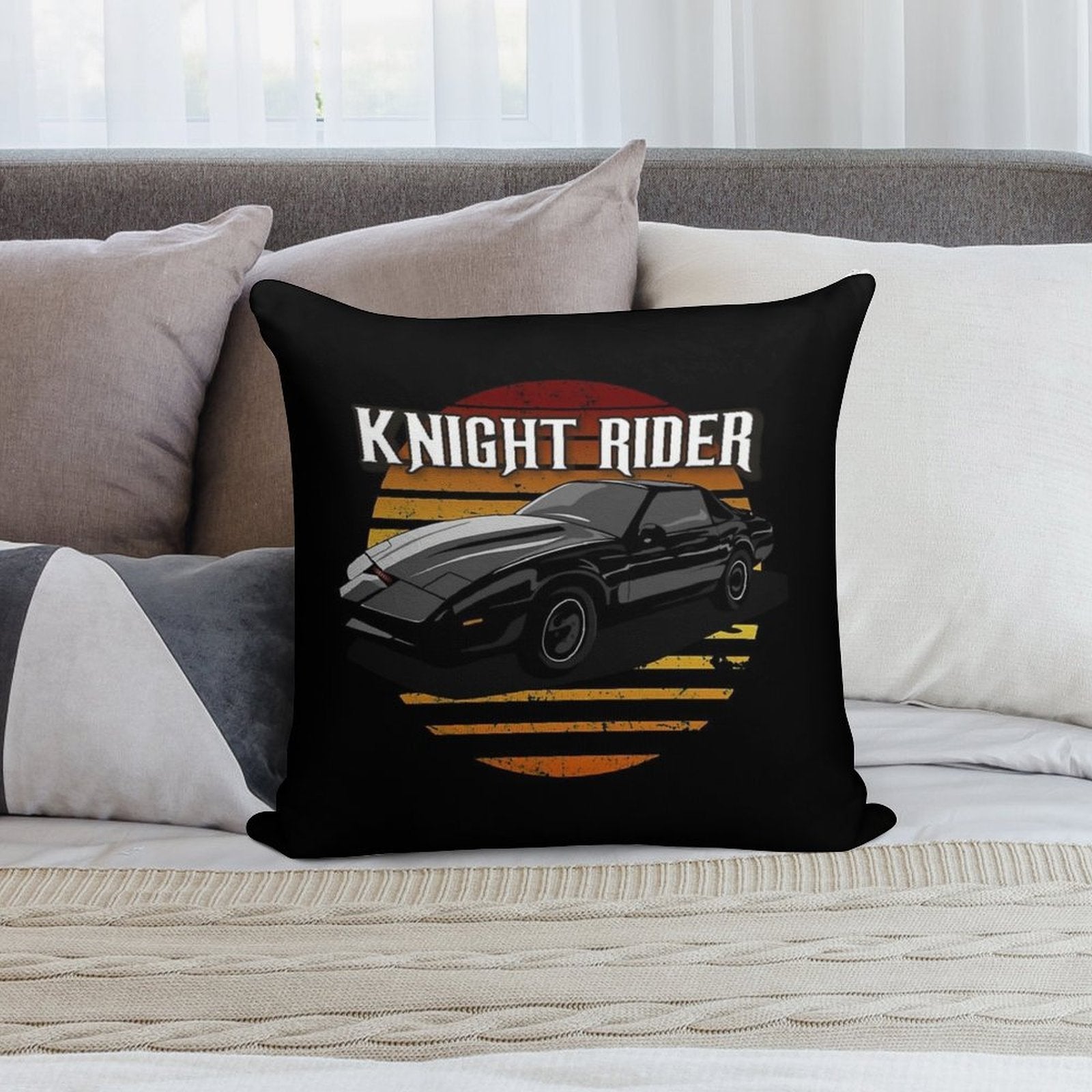 Knight Rider KITT Soft Gift Ready Throw Pillow
