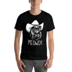 Meowdy Texas Cat Meme Men Women Girls Kids  Soft T-Shirt