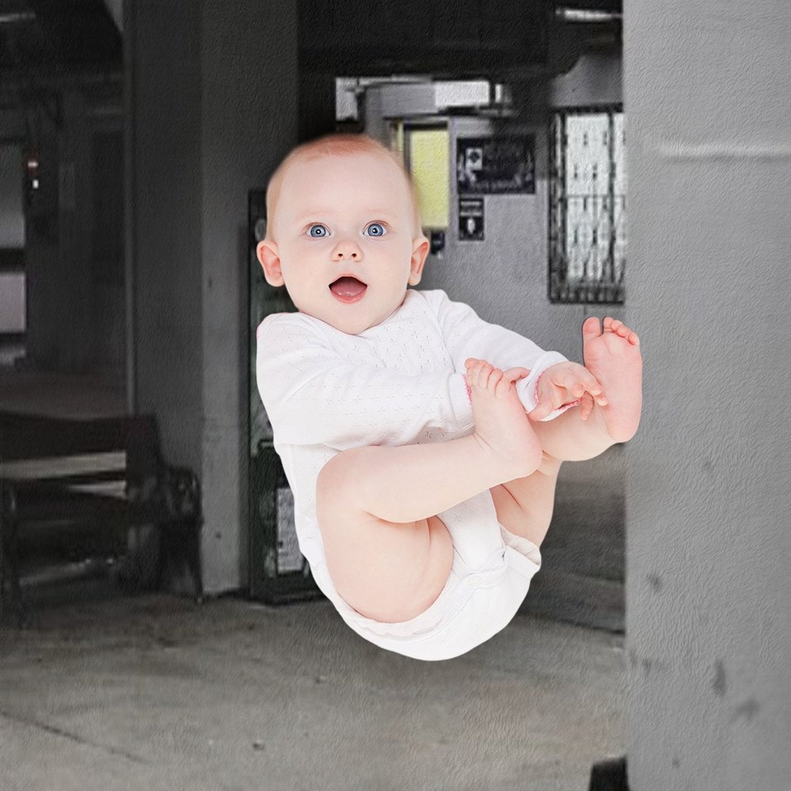 The Waiting Corner – Liminal Bench Scene at Night Machine-washable Throw Blanket