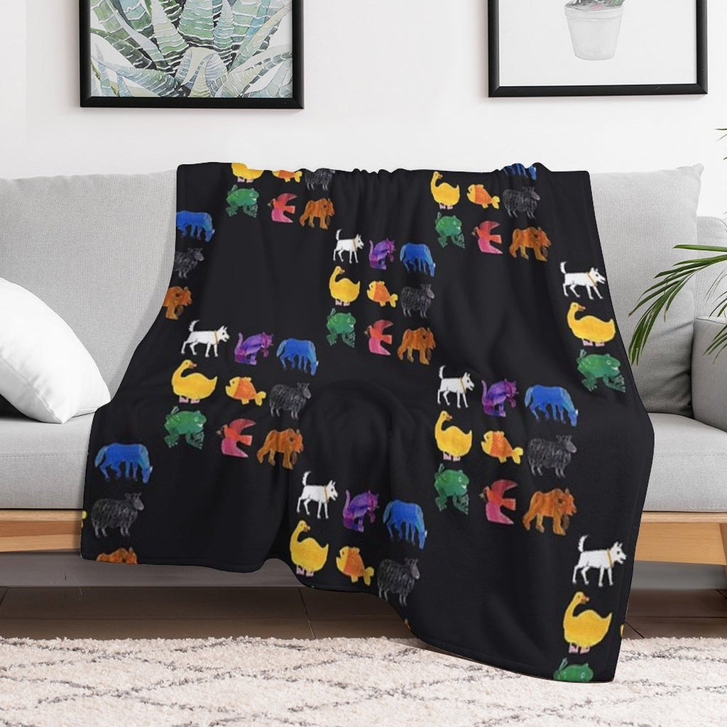 Eric Carle Animals Eco-conscious Throw Blanket