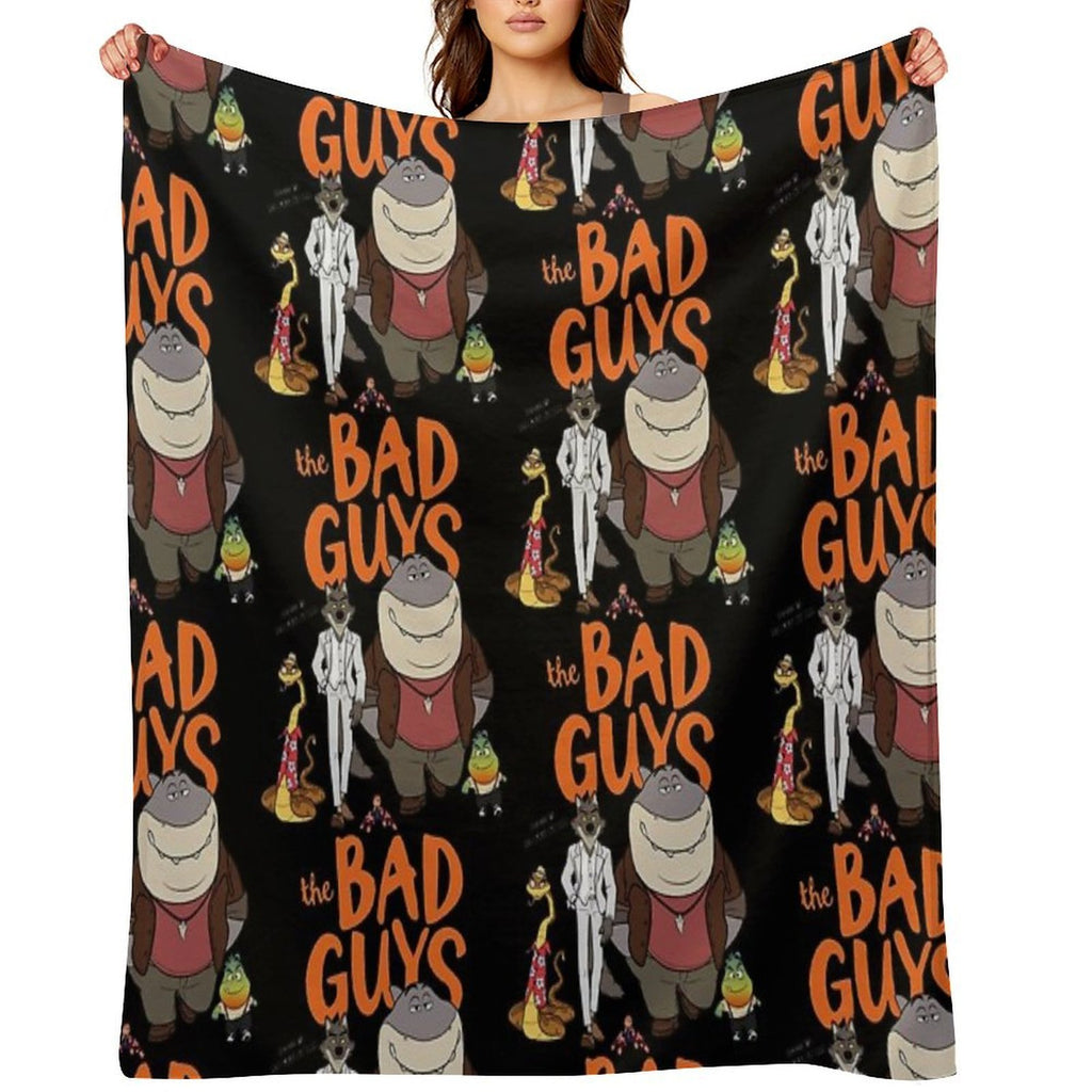 The Bad Guys Quick-dry Throw Blanket