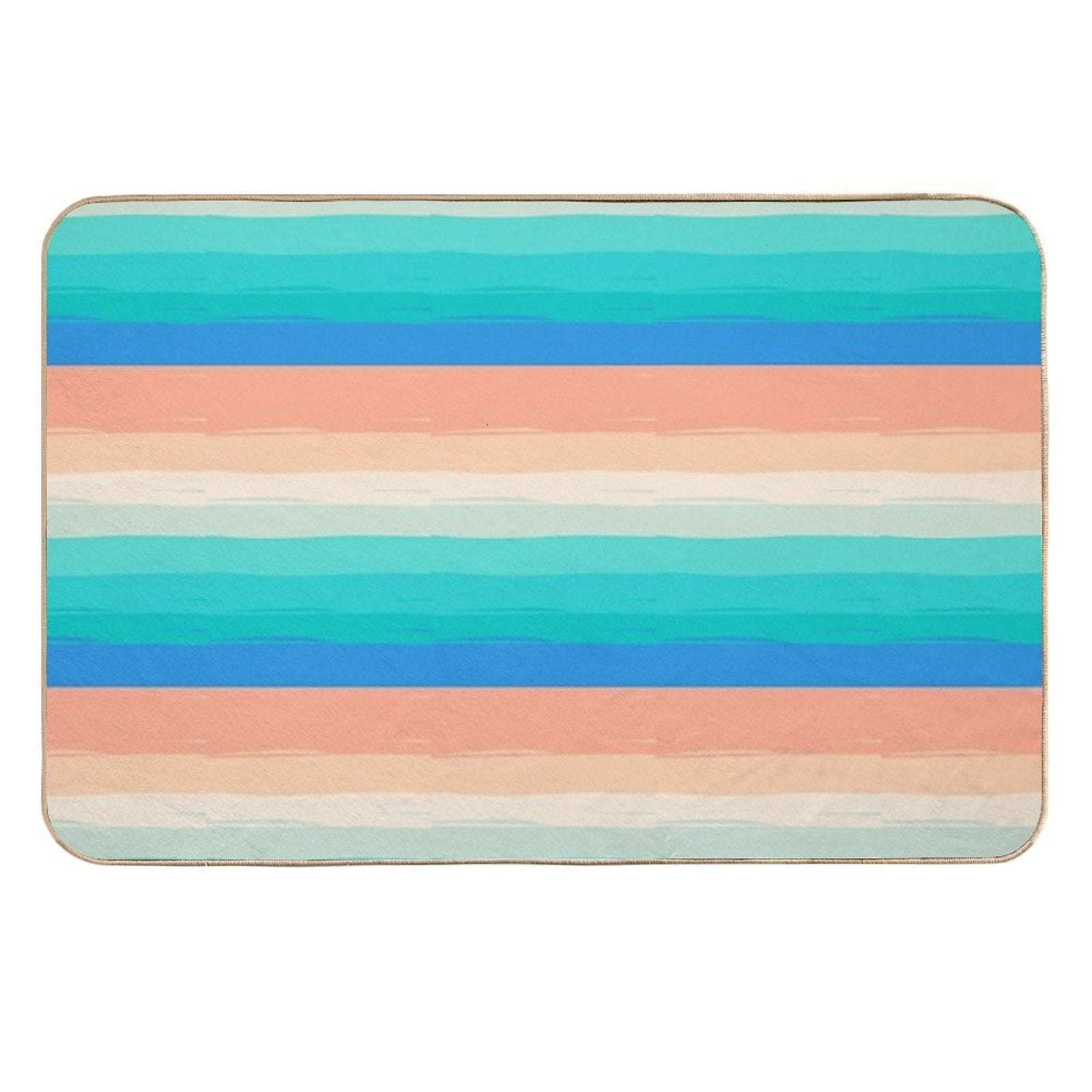 Aesthetic Rainbow  Easy Maintenance Bath Mat
