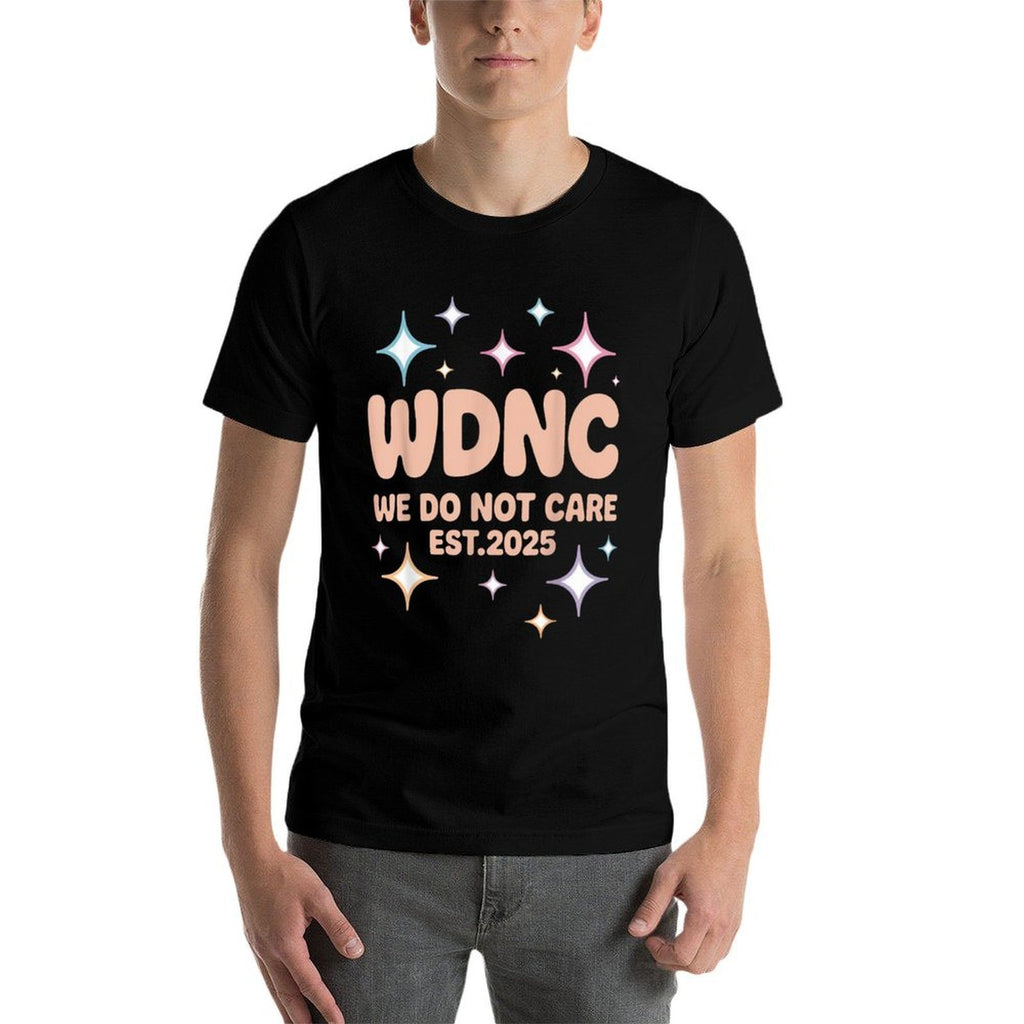 We Do Not Care 2025 Menopausal Perimenopausal WDNC  Rolled Sleeves T-Shirt