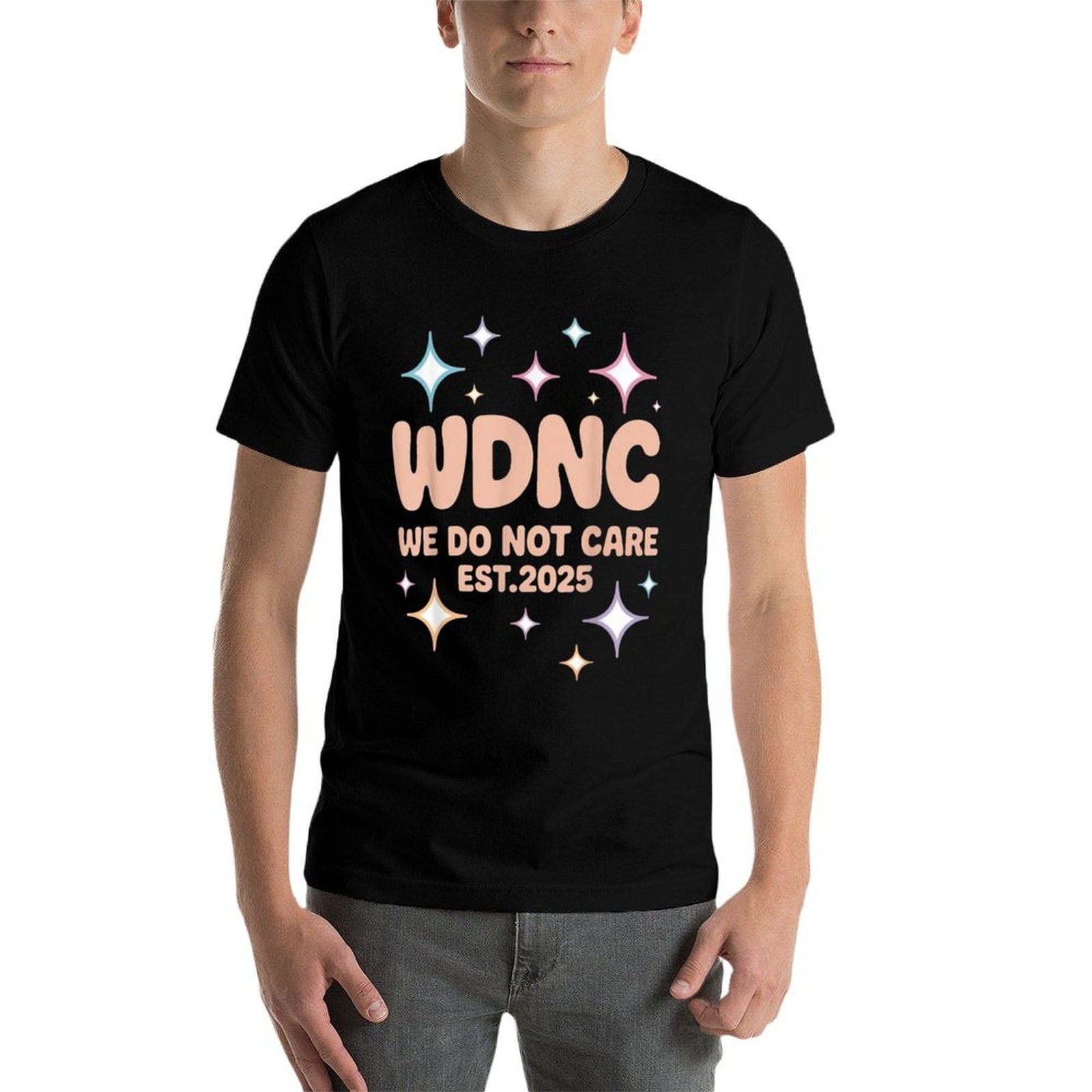 We Do Not Care 2025 Menopausal Perimenopausal WDNC  Rolled Sleeves T-Shirt