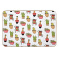 Colourful Succulents Red Filter  Toxin-Free Bath Mat
