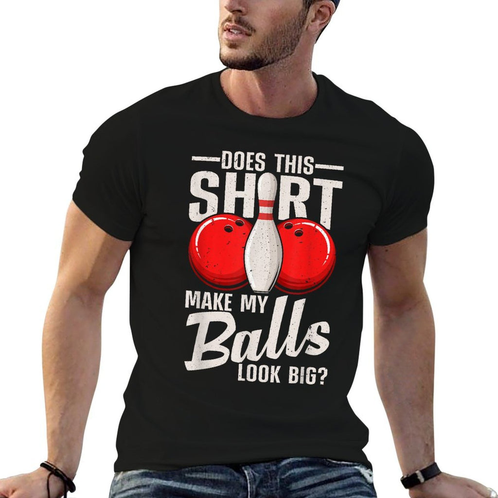 Cool Bowling Design For Men Women Bowling Ball Sport Bowler  Oversized Silhouette T-Shirt