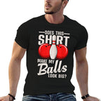 Cool Bowling Design For Men Women Bowling Ball Sport Bowler  Oversized Silhouette T-Shirt