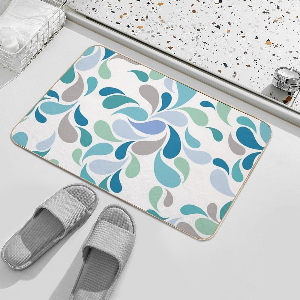 Abstract Apostrophes  Non-Slip Bath Mat
