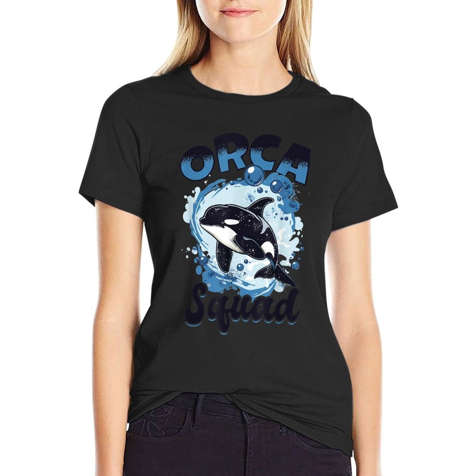 Funny Orca Animal Orca Squad  Vintage-inspired T-Shirt