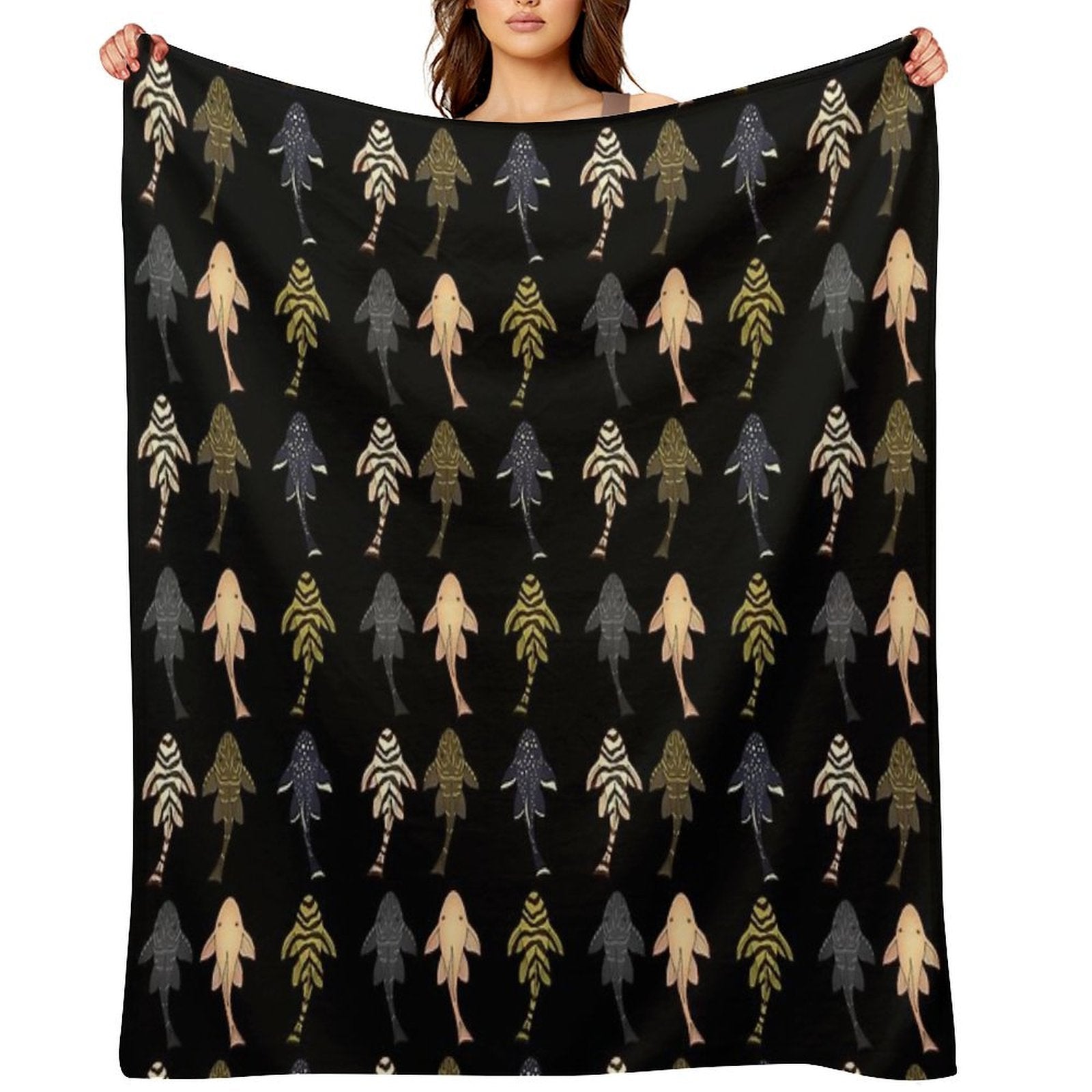 Plecos Sustainable Throw Blanket