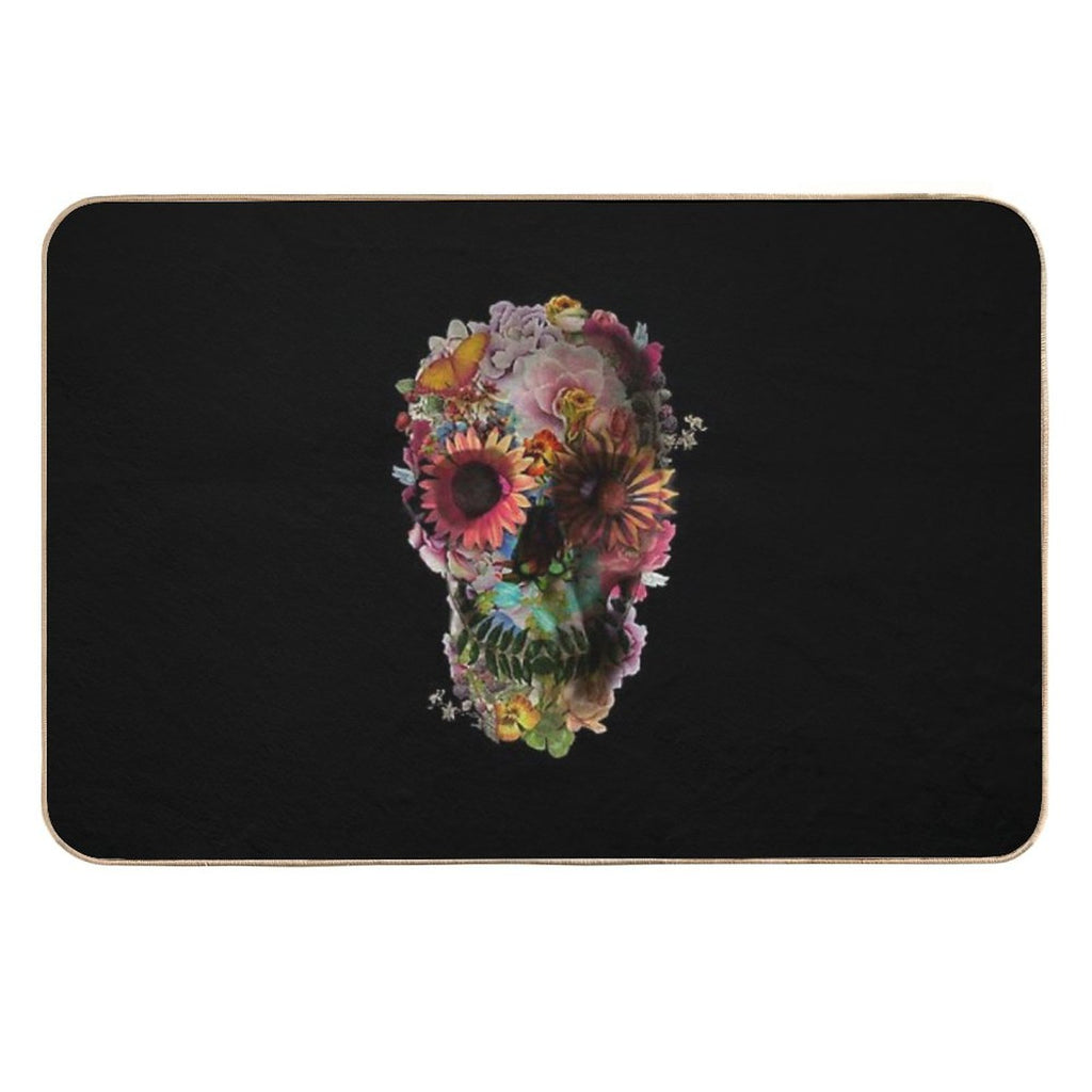 Skull 2  Dirt-Trapping Bath Mat
